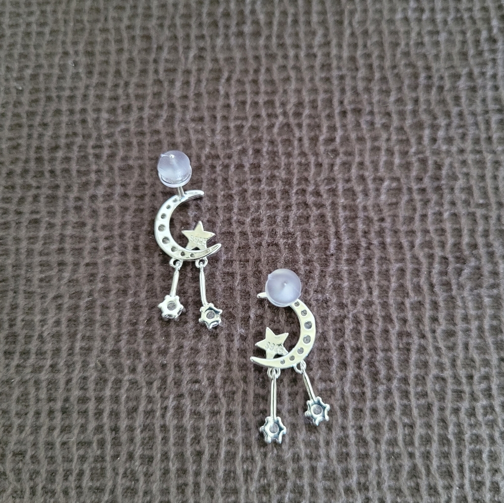 La Meno Silver🤍 Starling🌠 Earrings - Picture 10 of 15